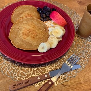 プロテイン入り！米粉パンケーキ